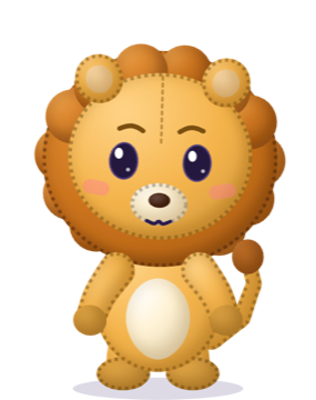 A plush lion