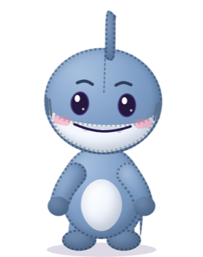 A plush shark